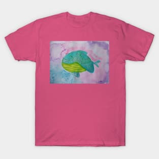 Pastel cutesy whale T-Shirt